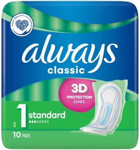 Always classic standard 10ks - Kosmetika Pro ženy Intimní hygiena Vložky